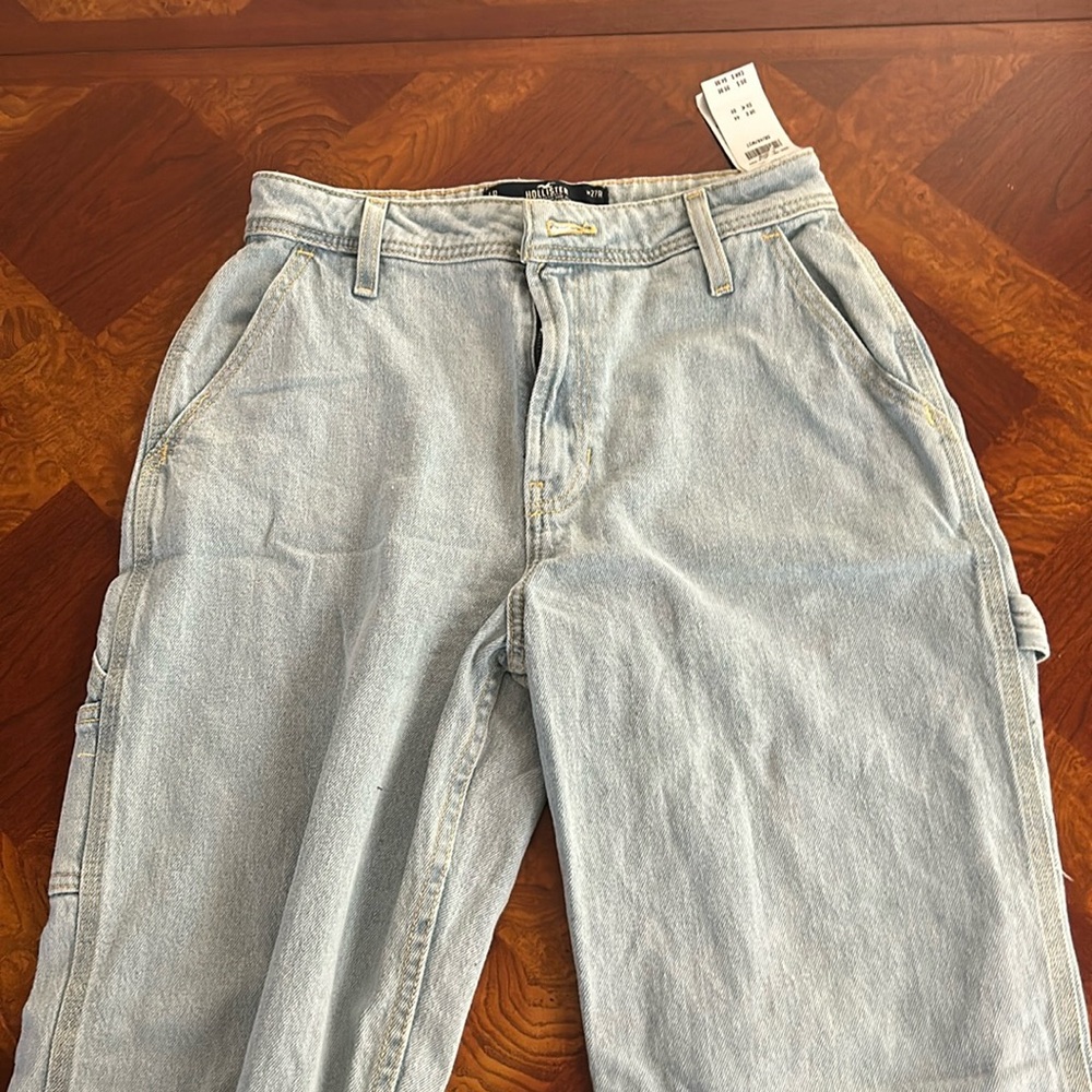 Hollister ultra high rise dad jean